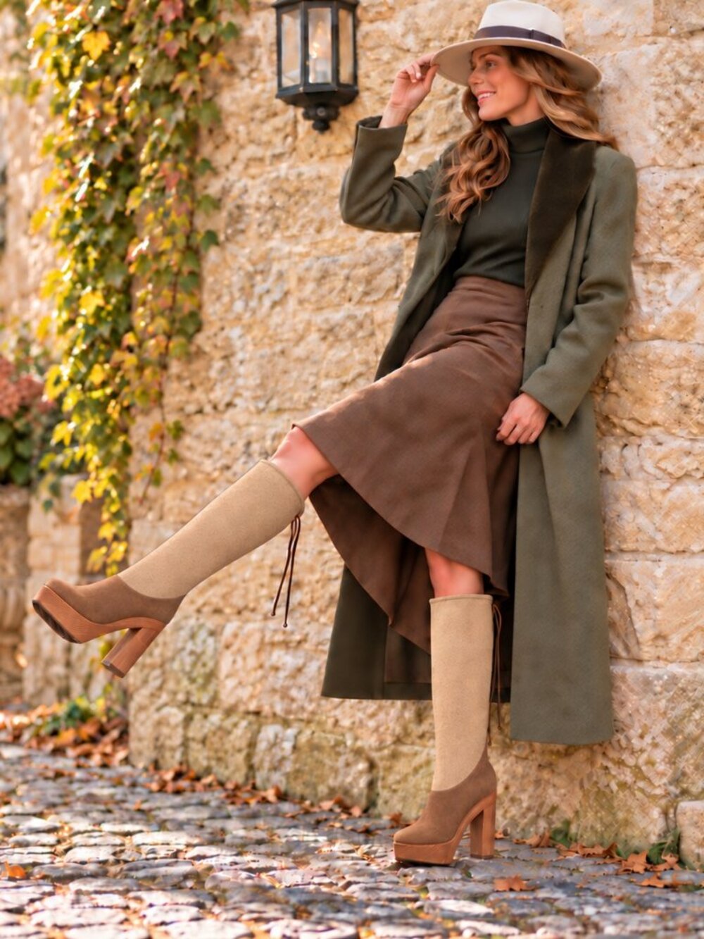 8 Pierre Hardy Pony Hair Suede Platform Boots Tan Camel, Iconic, Authentic, Rare
